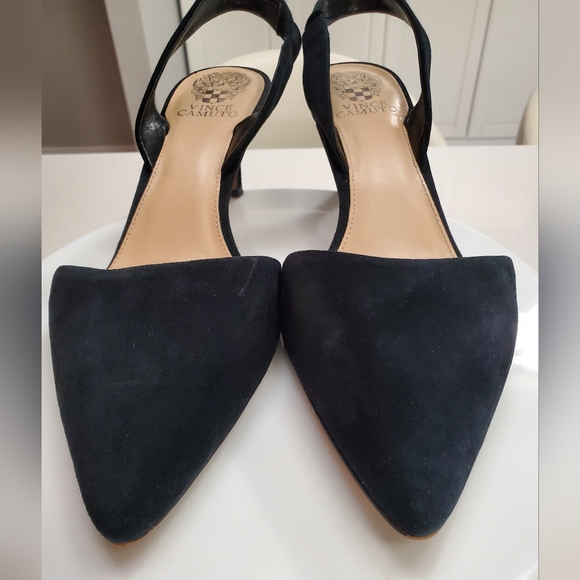 Vincent Camuto Suede Sling Back Sandals - Size 10 - Picture 6 of 6